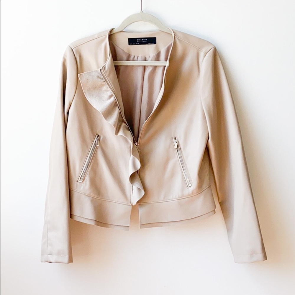 Zara Vegan Leather Jacket